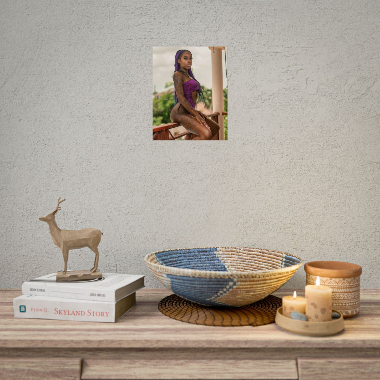 “Violet Edge” – STILL HER Balcony Bliss Limited Edition Poster