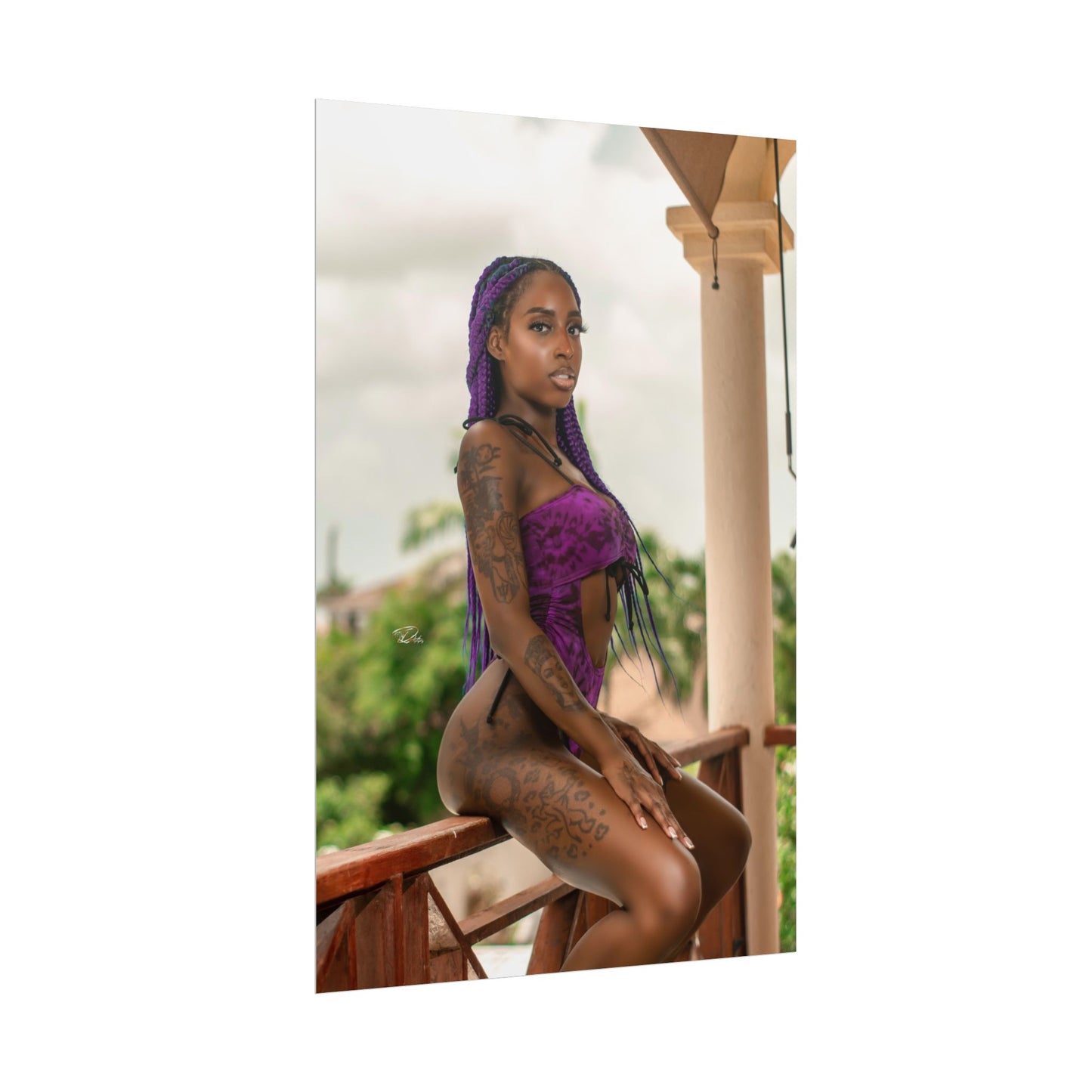 “Violet Edge” – STILL HER Balcony Bliss Limited Edition Poster