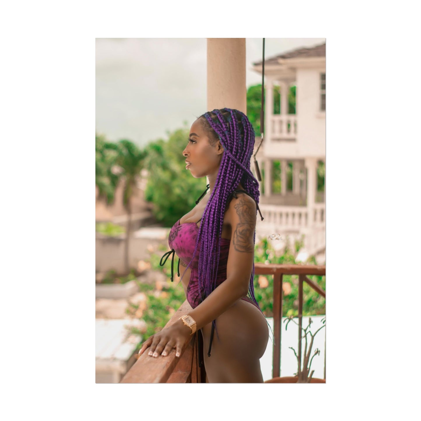 “Purple Reign” – STILL HER Balcony Bliss Limited Edition Poster