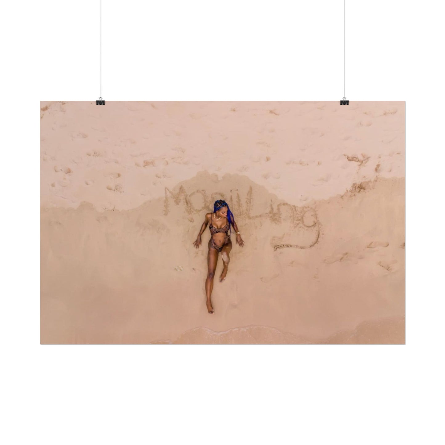 “Signed by the Tide” – "STILL HER" Written in Sand Limited Edition Poster