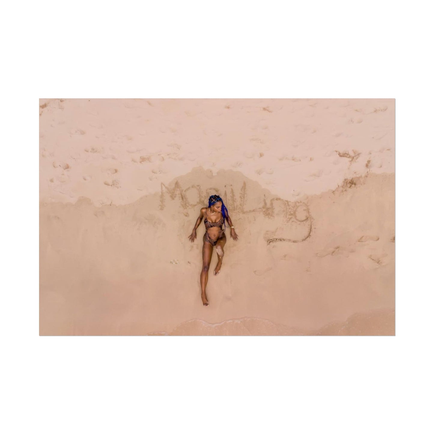 “Signed by the Tide” – "STILL HER" Written in Sand Limited Edition Poster