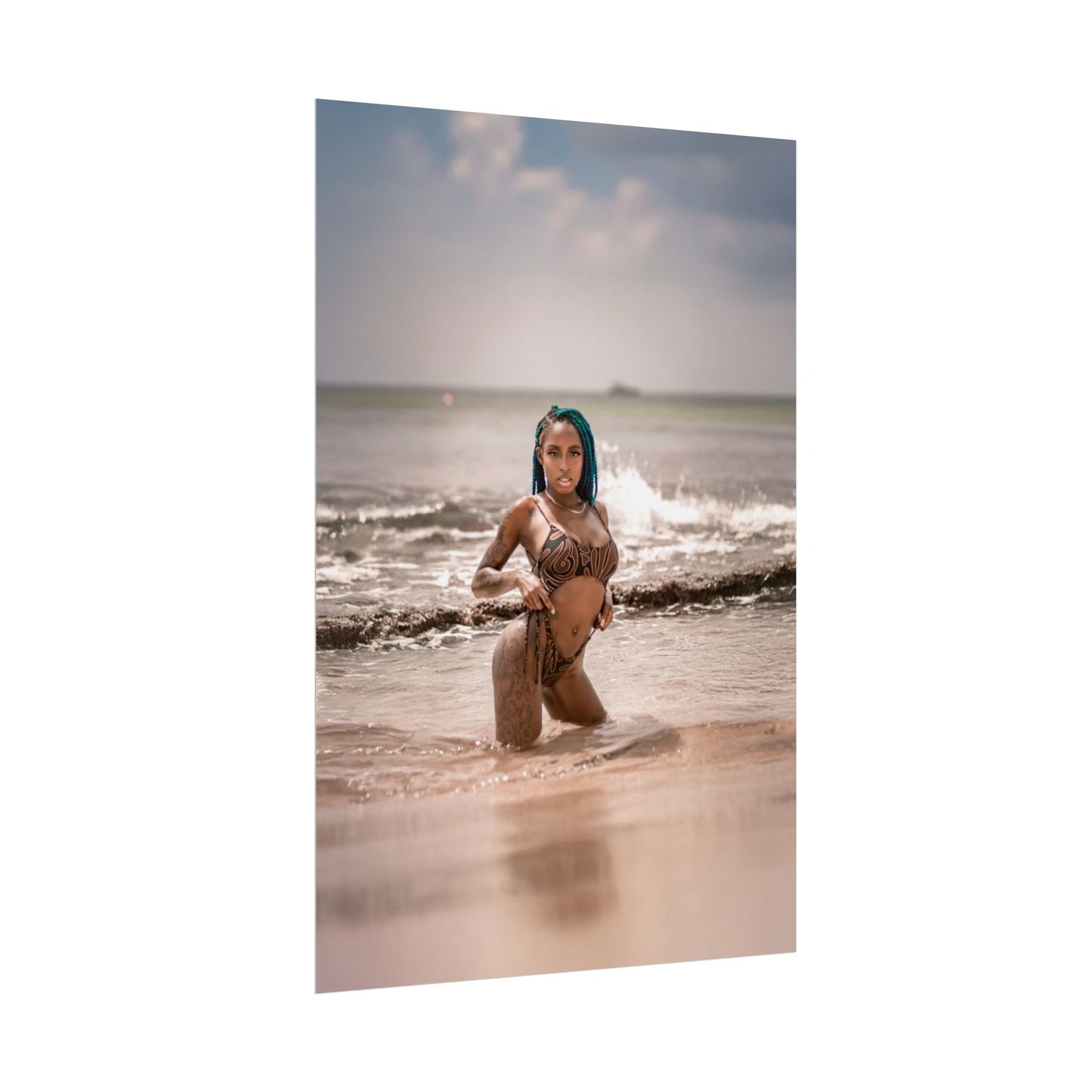 “Still Her” Ocean Wave Series – 'Golden Hour Glow' Limited Edition Poster