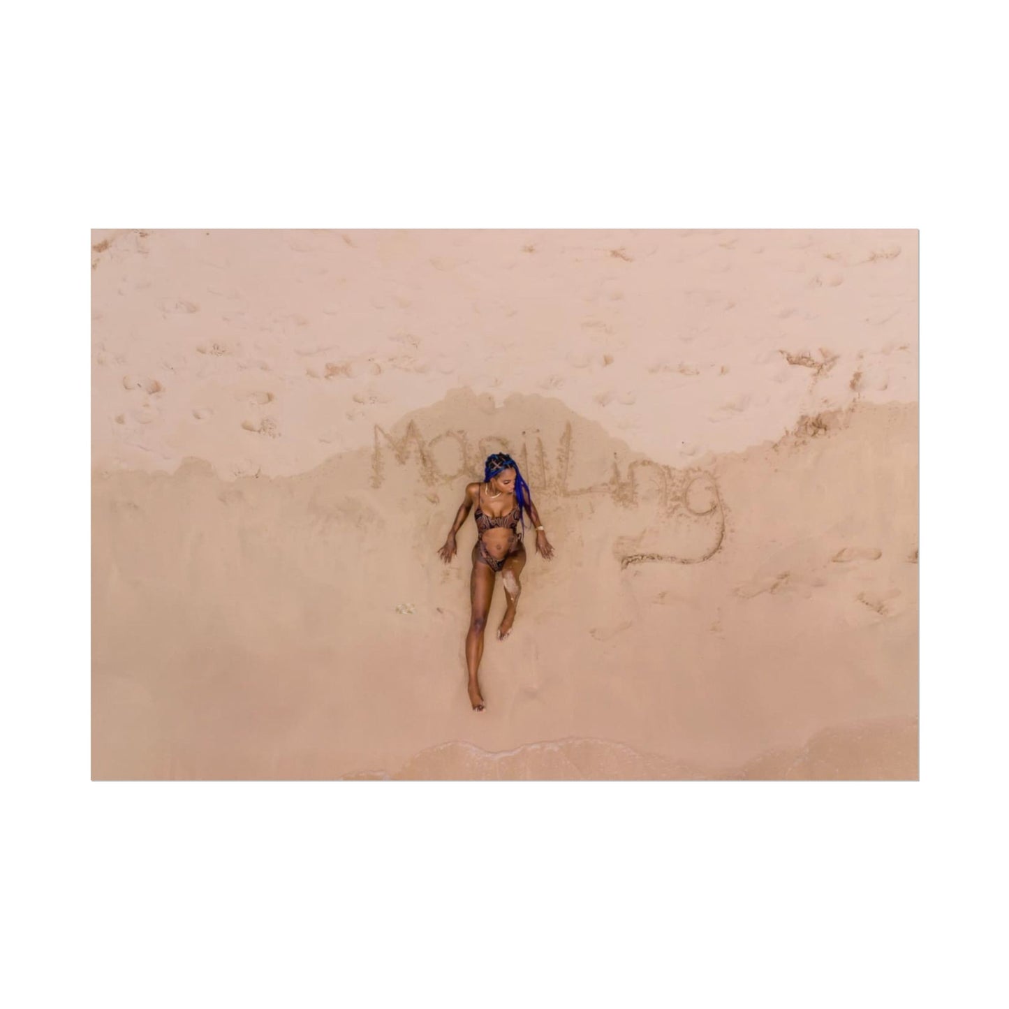 “Signed by the Tide” – "STILL HER" Written in Sand Limited Edition Poster