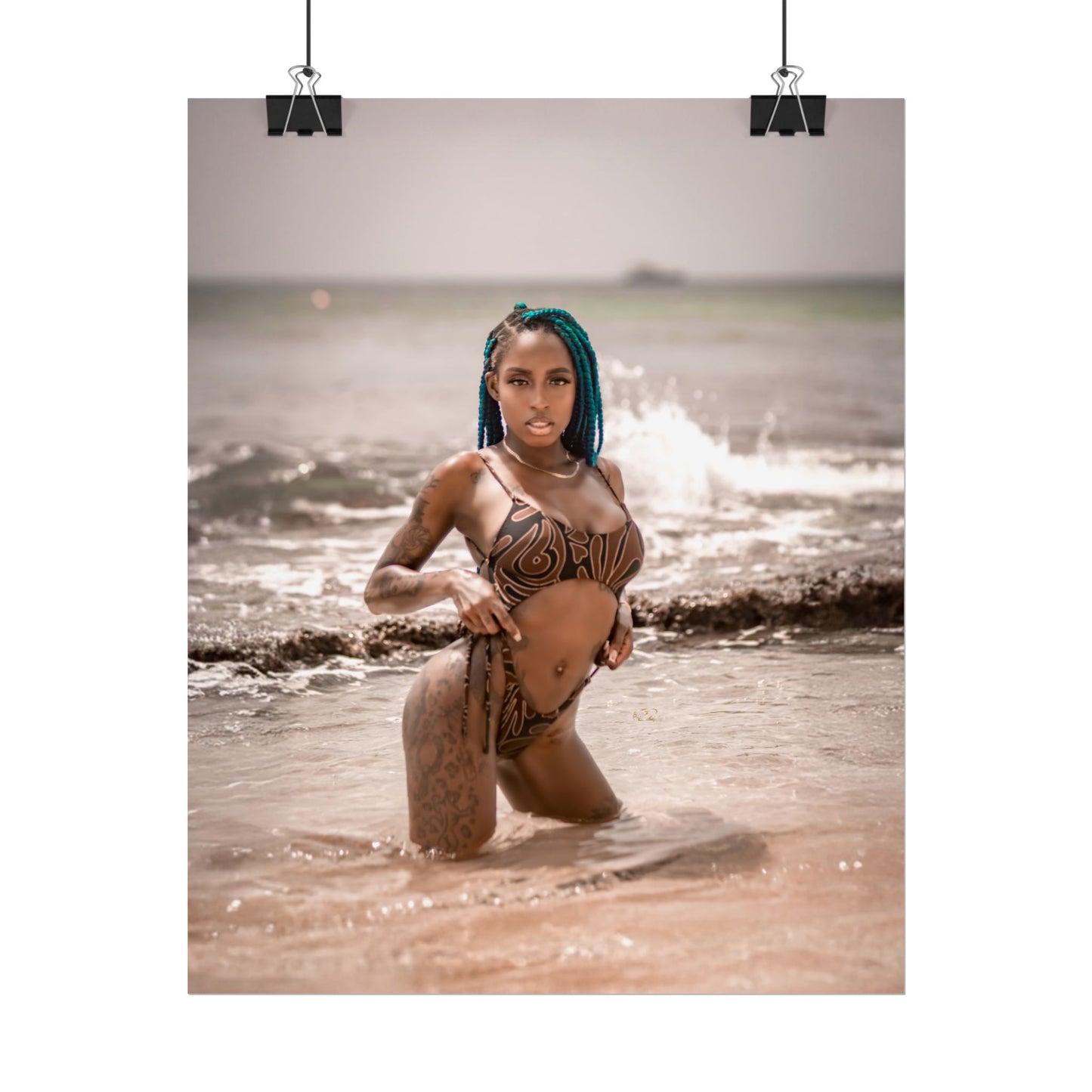 “Still Her” Ocean Wave Series – 'Golden Hour Glow' Limited Edition Poster