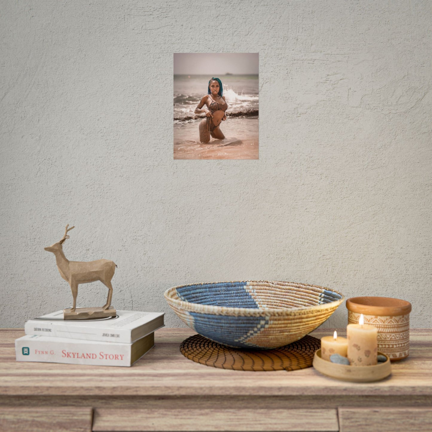 “Still Her” Ocean Wave Series – 'Golden Hour Glow' Limited Edition Poster