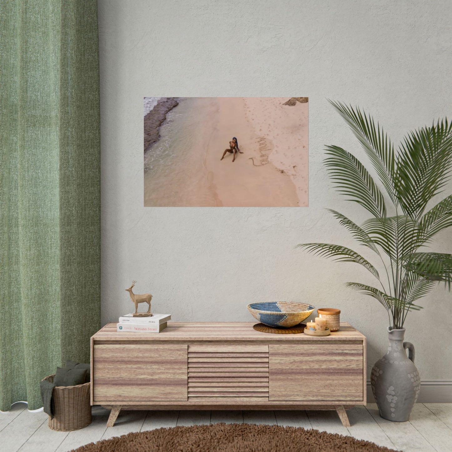 “Wave Written” – "STILL HER" Written in Sand Limited Edition Poster