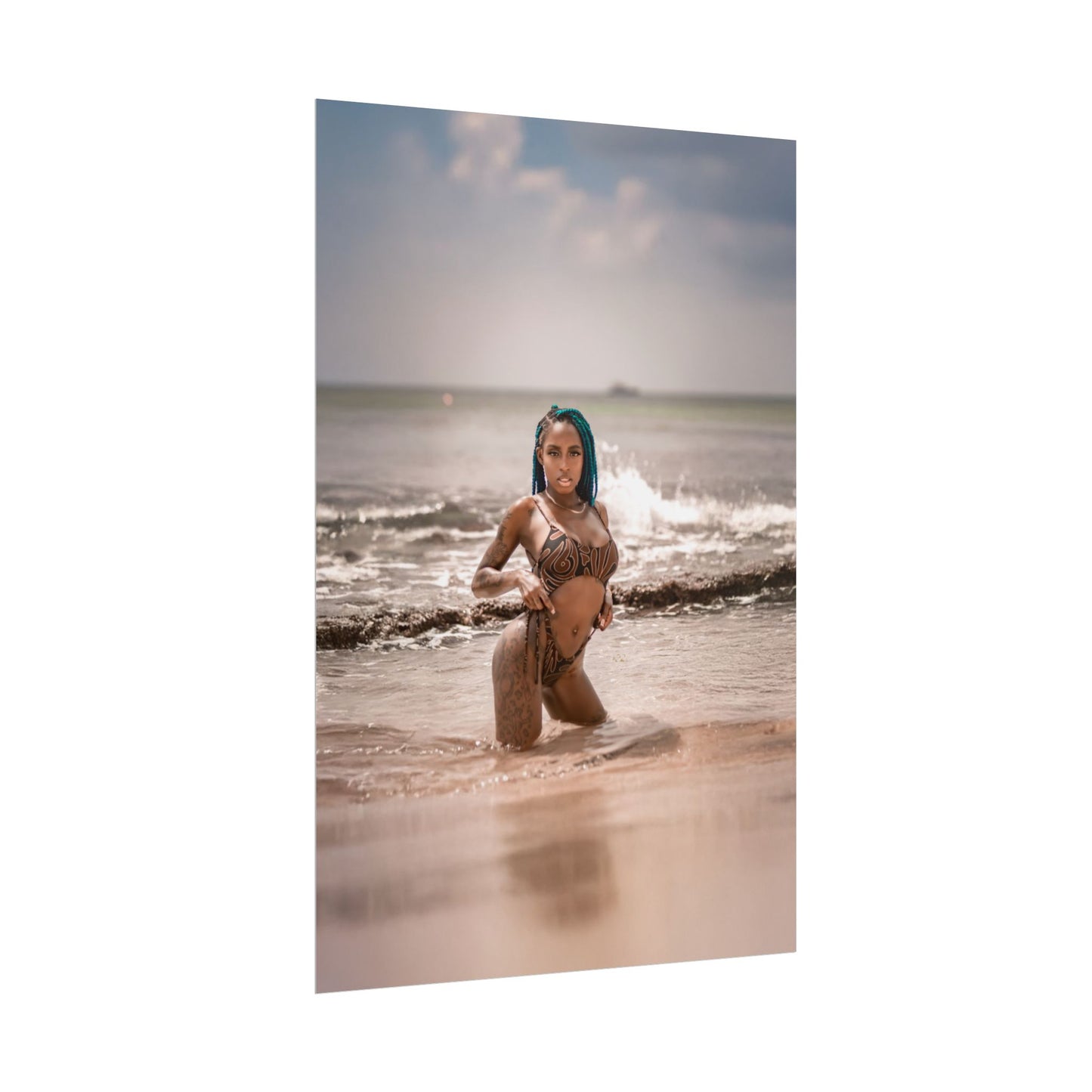 “Still Her” Ocean Wave Series – 'Golden Hour Glow' Limited Edition Poster