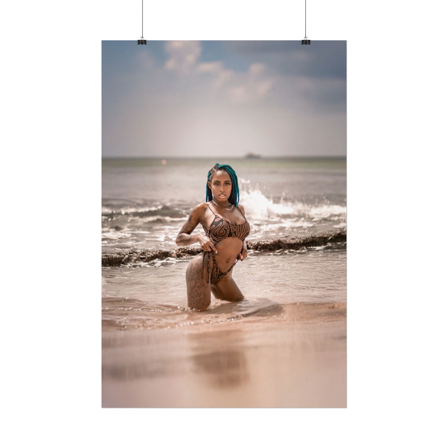 “Still Her” Ocean Wave Series – 'Golden Hour Glow' Limited Edition Poster