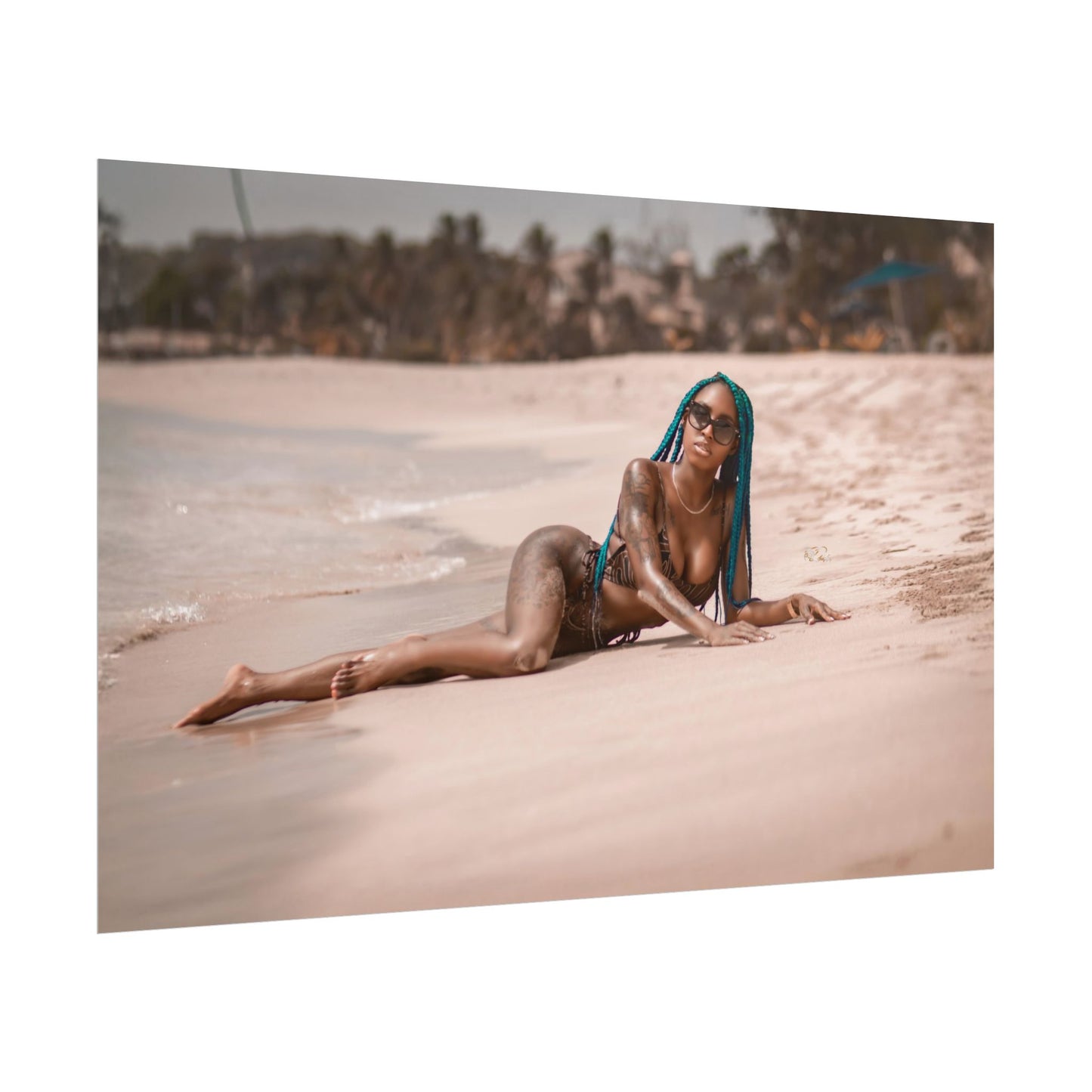 “Still Her” Ocean Wave Series – Blue Flame *Limited Edition Poster*