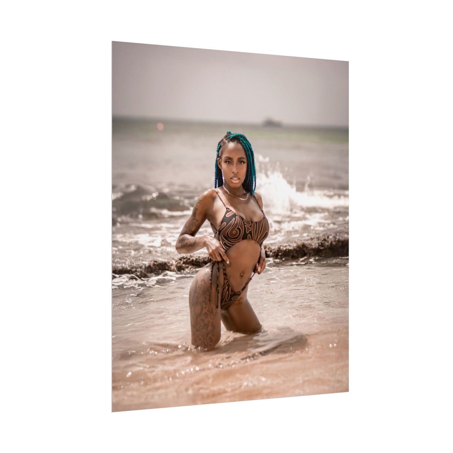 “Still Her” Ocean Wave Series – 'Golden Hour Glow' Limited Edition Poster