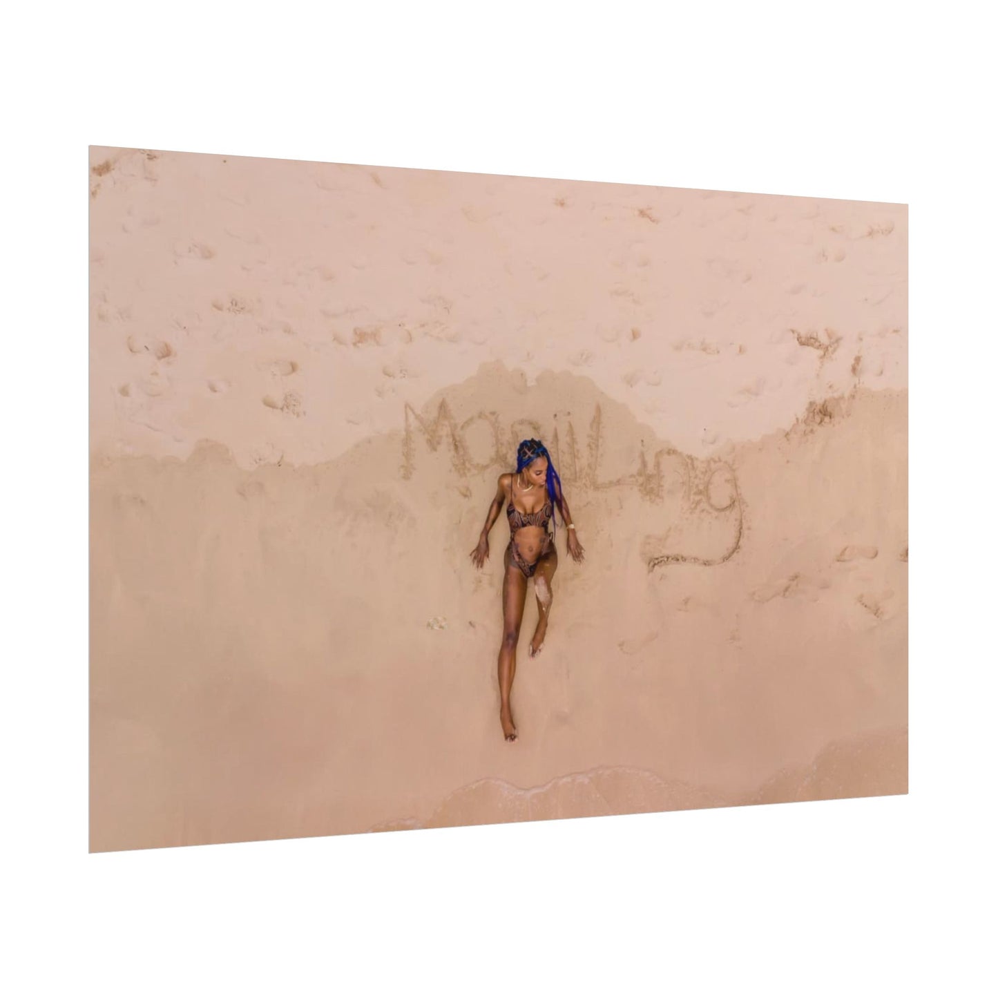 “Signed by the Tide” – "STILL HER" Written in Sand Limited Edition Poster