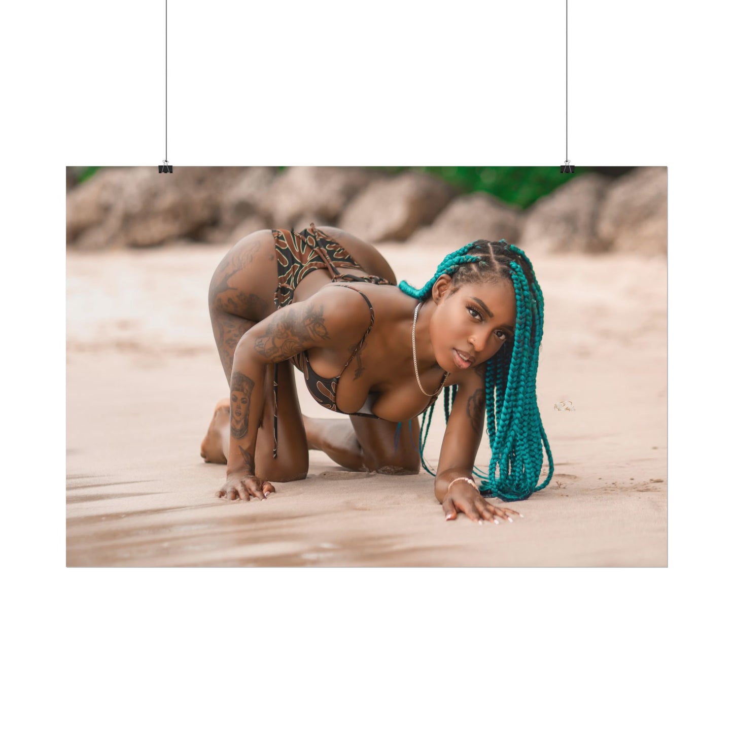 “Sands of Temptation” – STILL HER Ocean Wave Series Limited Edition Poster