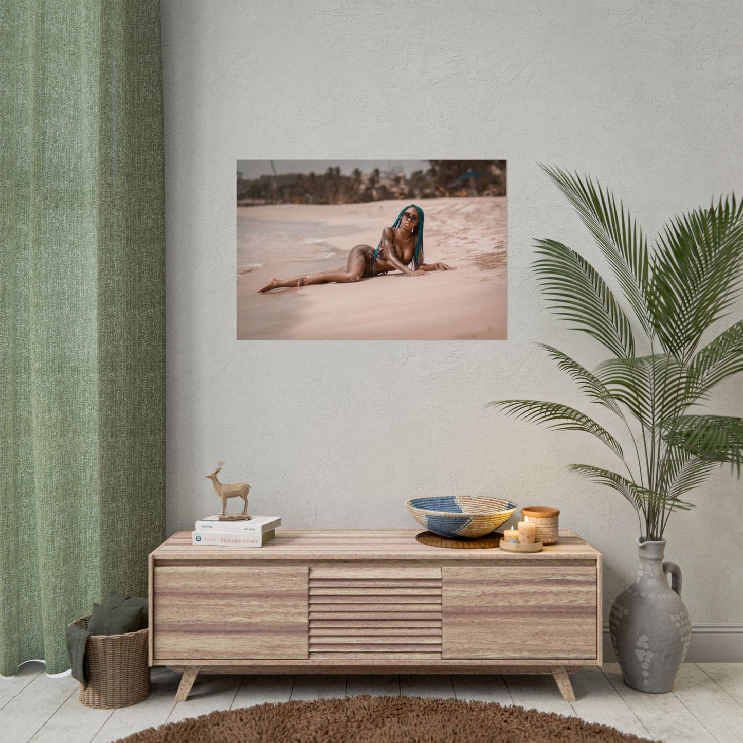 “Still Her” Ocean Wave Series – Blue Flame *Limited Edition Poster*