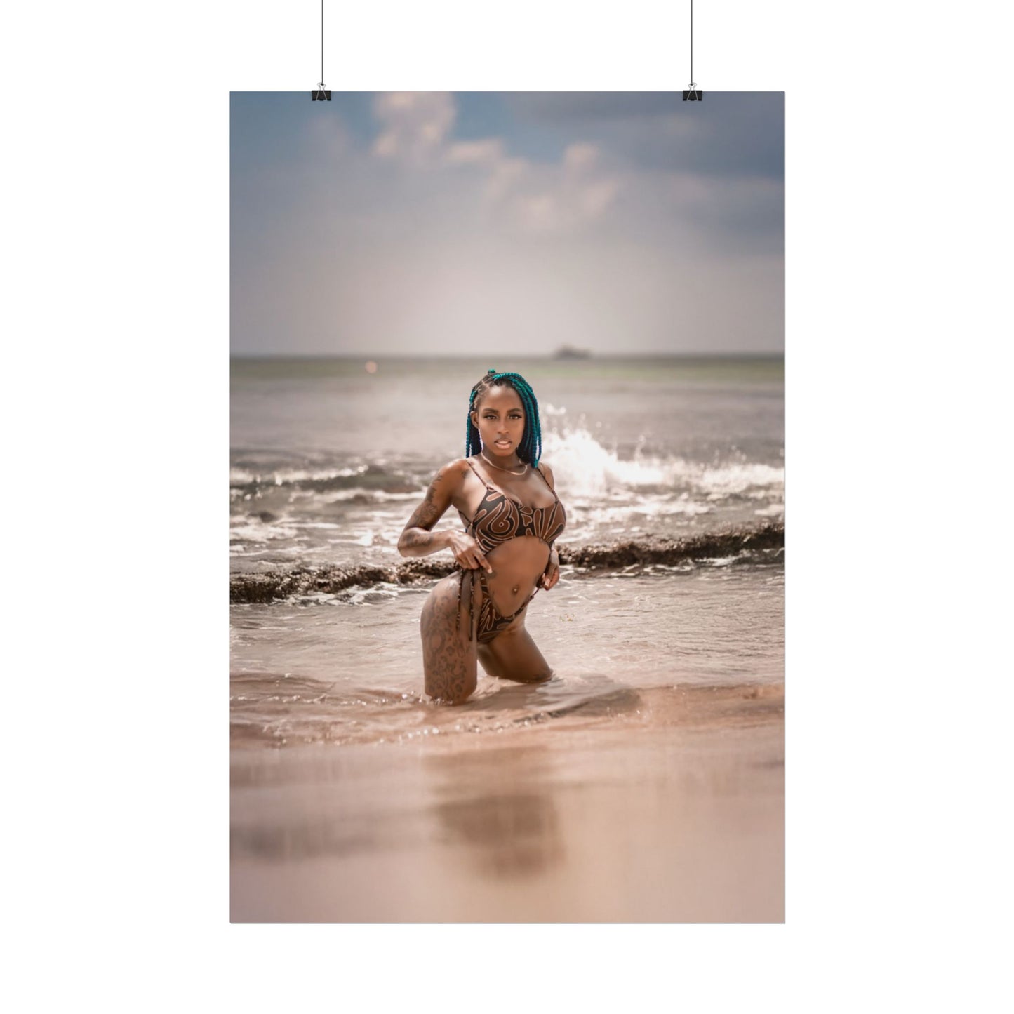 “Still Her” Ocean Wave Series – 'Golden Hour Glow' Limited Edition Poster