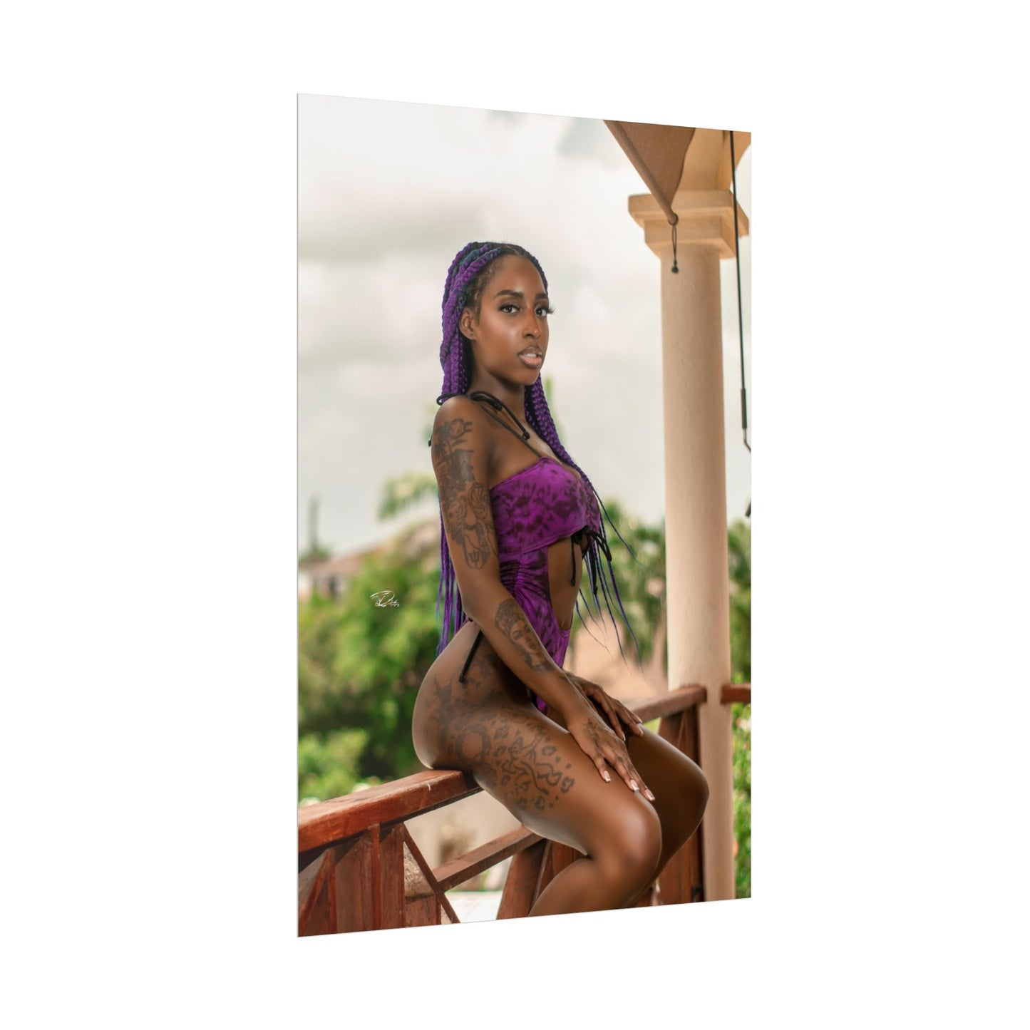 “Violet Edge” – STILL HER Balcony Bliss Limited Edition Poster