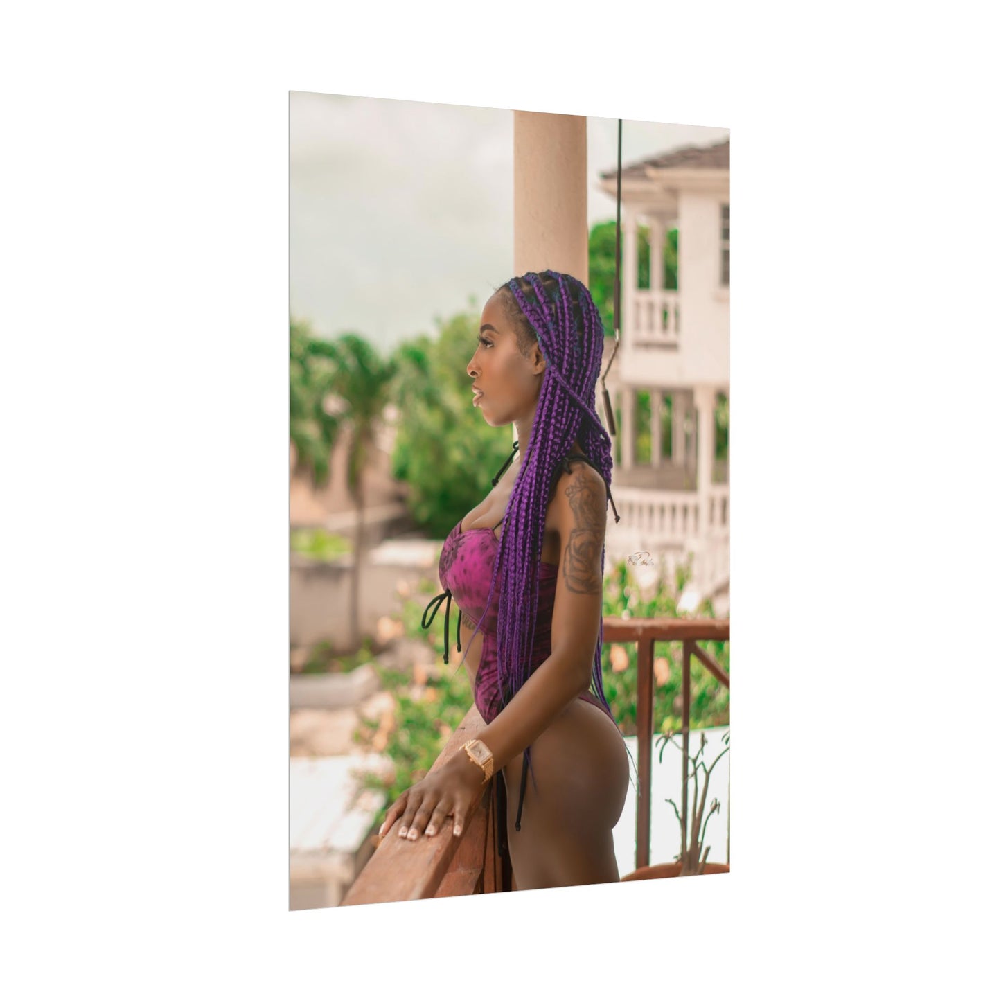 “Purple Reign” – STILL HER Balcony Bliss Limited Edition Poster