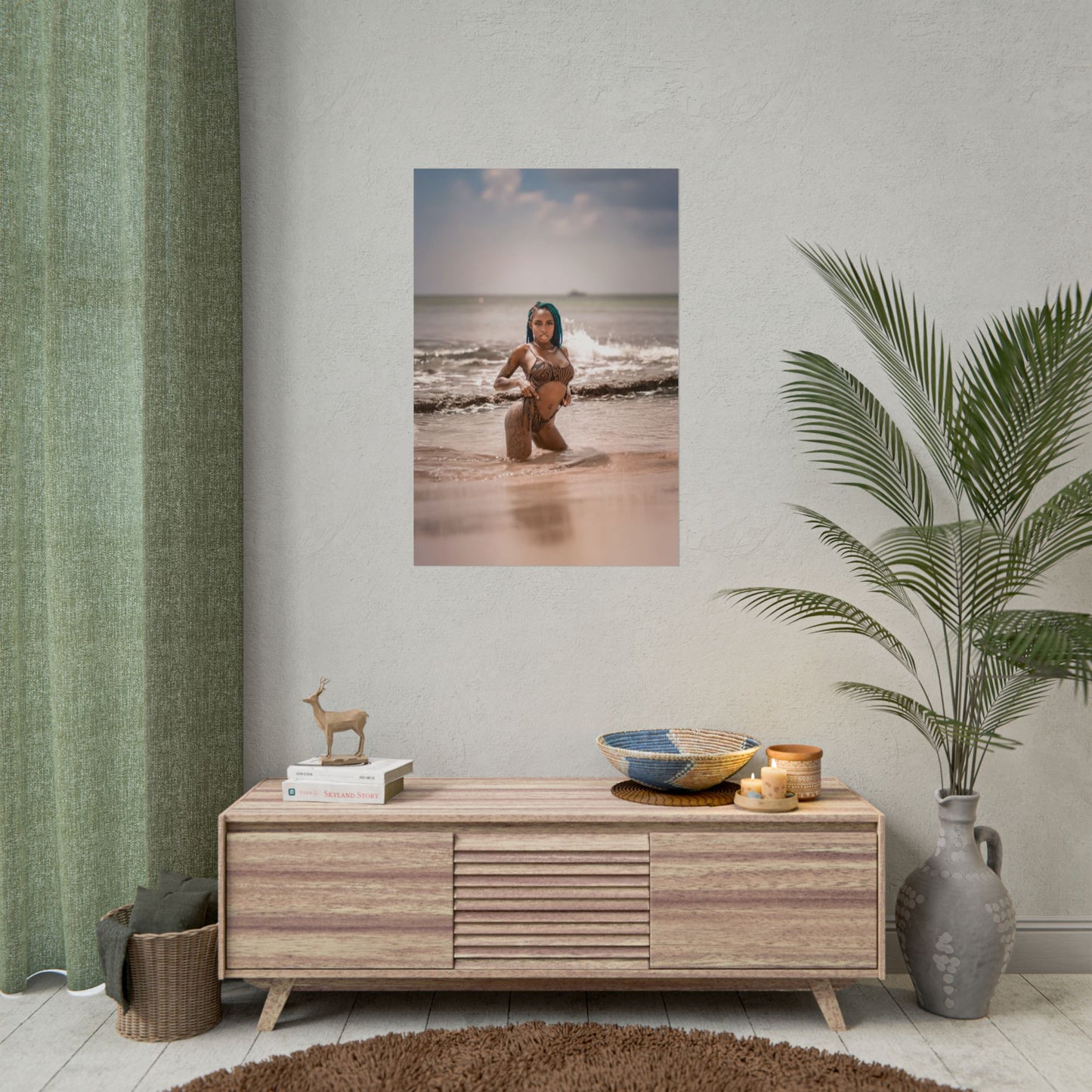 “Still Her” Ocean Wave Series – 'Golden Hour Glow' Limited Edition Poster