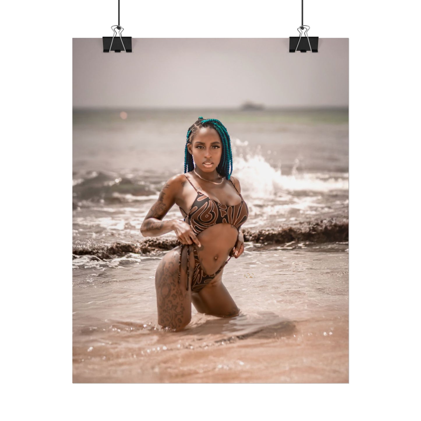 “Still Her” Ocean Wave Series – 'Golden Hour Glow' Limited Edition Poster