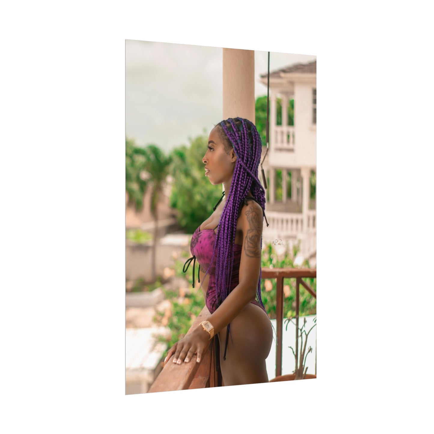 “Purple Reign” – STILL HER Balcony Bliss Limited Edition Poster